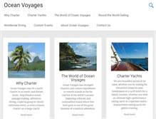 Tablet Screenshot of oceanvoyages.com